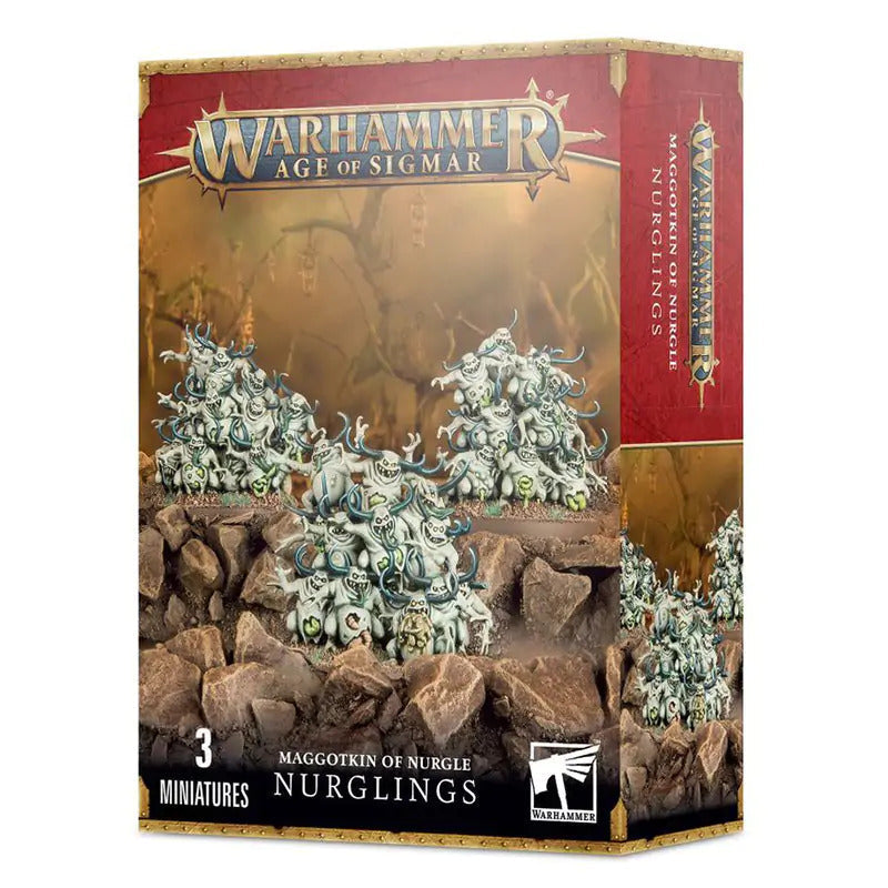 Warhammer Age of Sigmar Maggotkin of Nurgle Nurglings miniatures