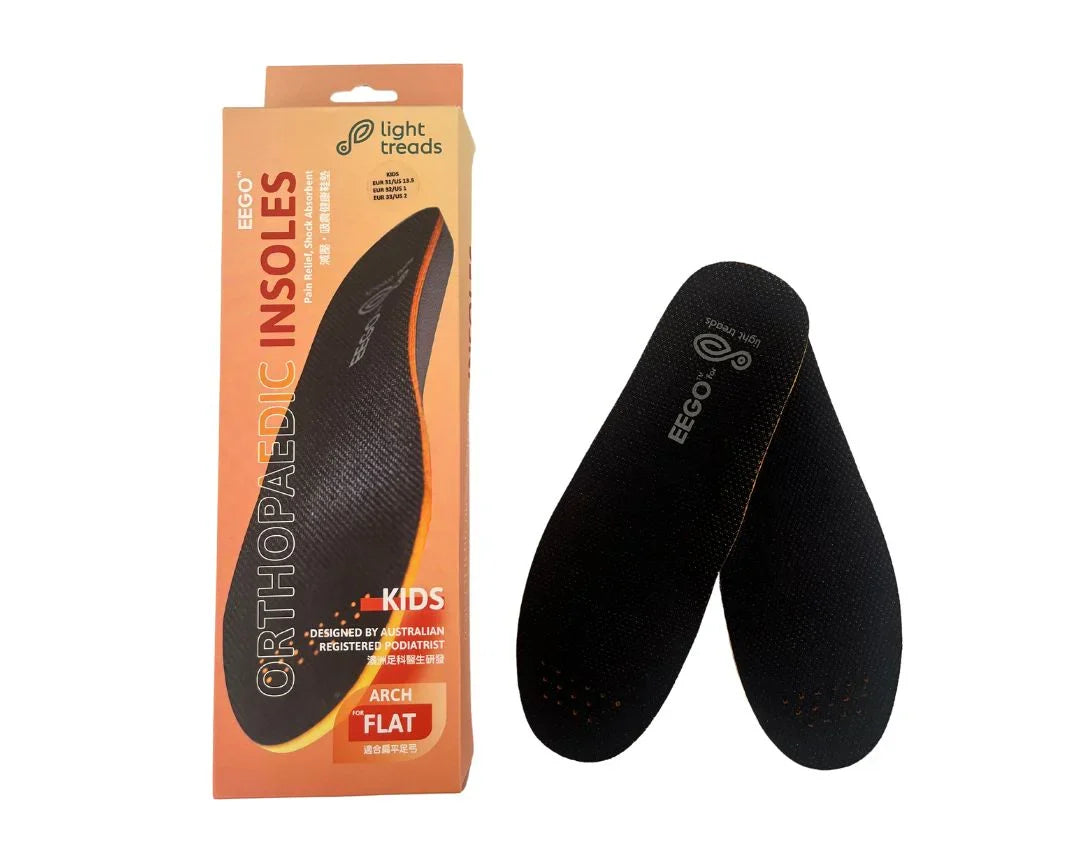 Light Treads x EEGO kids orthopaedic insoles