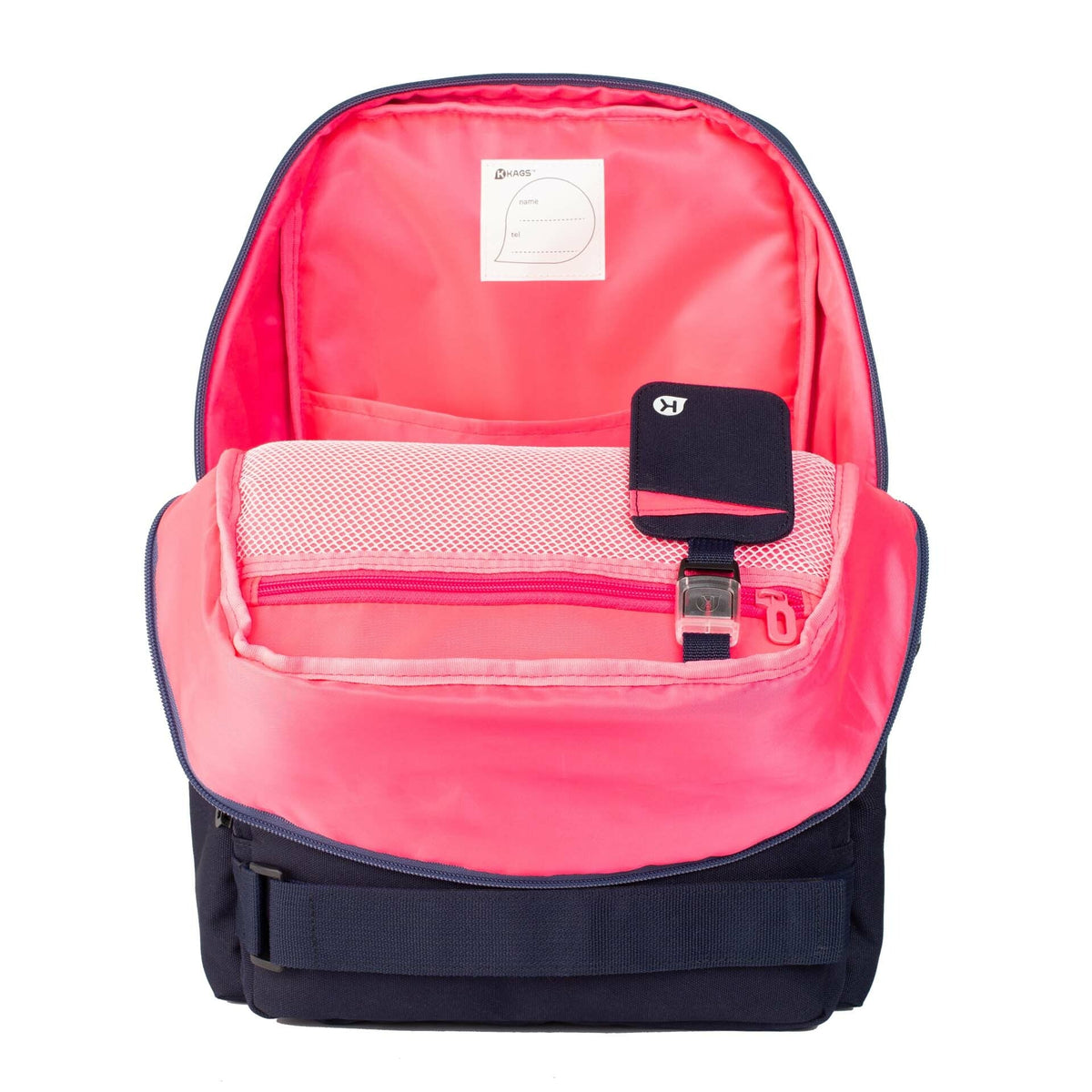 KAGS Grafton school backpack in pink, photo 7