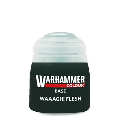 Citadel Base paint pot, Waaagh! Flesh, 12ml