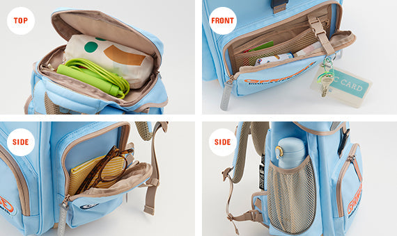 Seiban Springlobe school bag in Sax Scientist design, photo 8