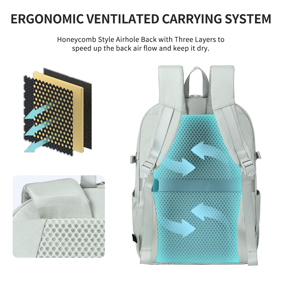 AOKING Extra Security Travel Backpack XN58442F, photo 16