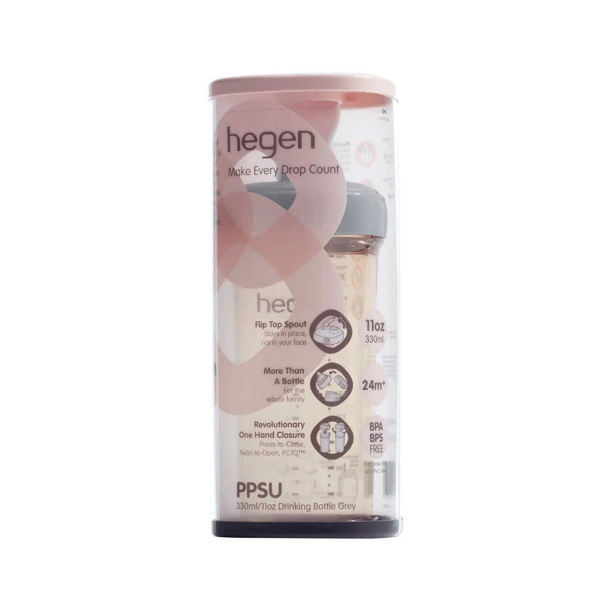 Hegen PCTO 330ml PPSU drinking bottle with spout, photo 6