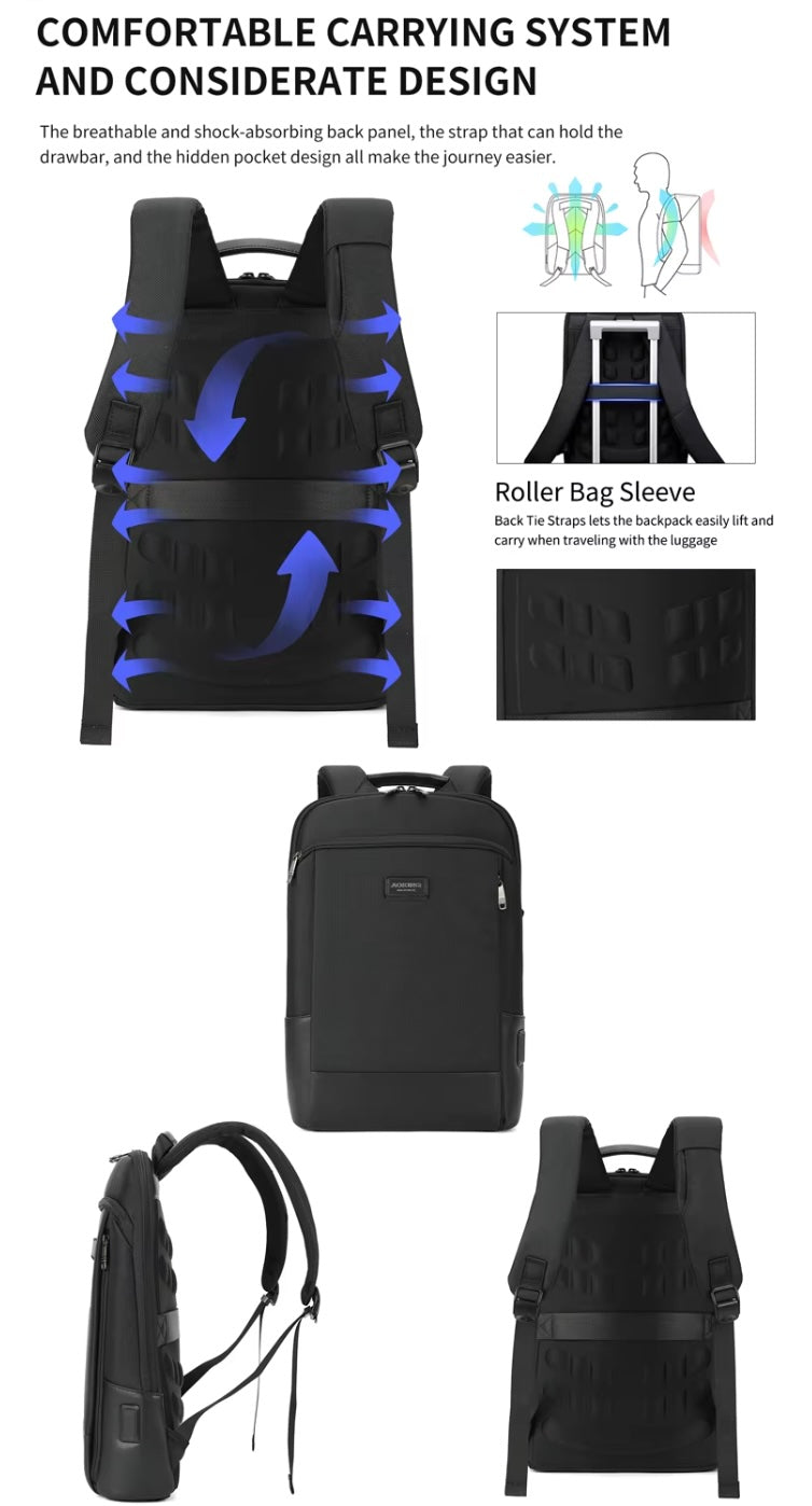 AOKING Laptop Backpack Black SN4804-W, photo 5