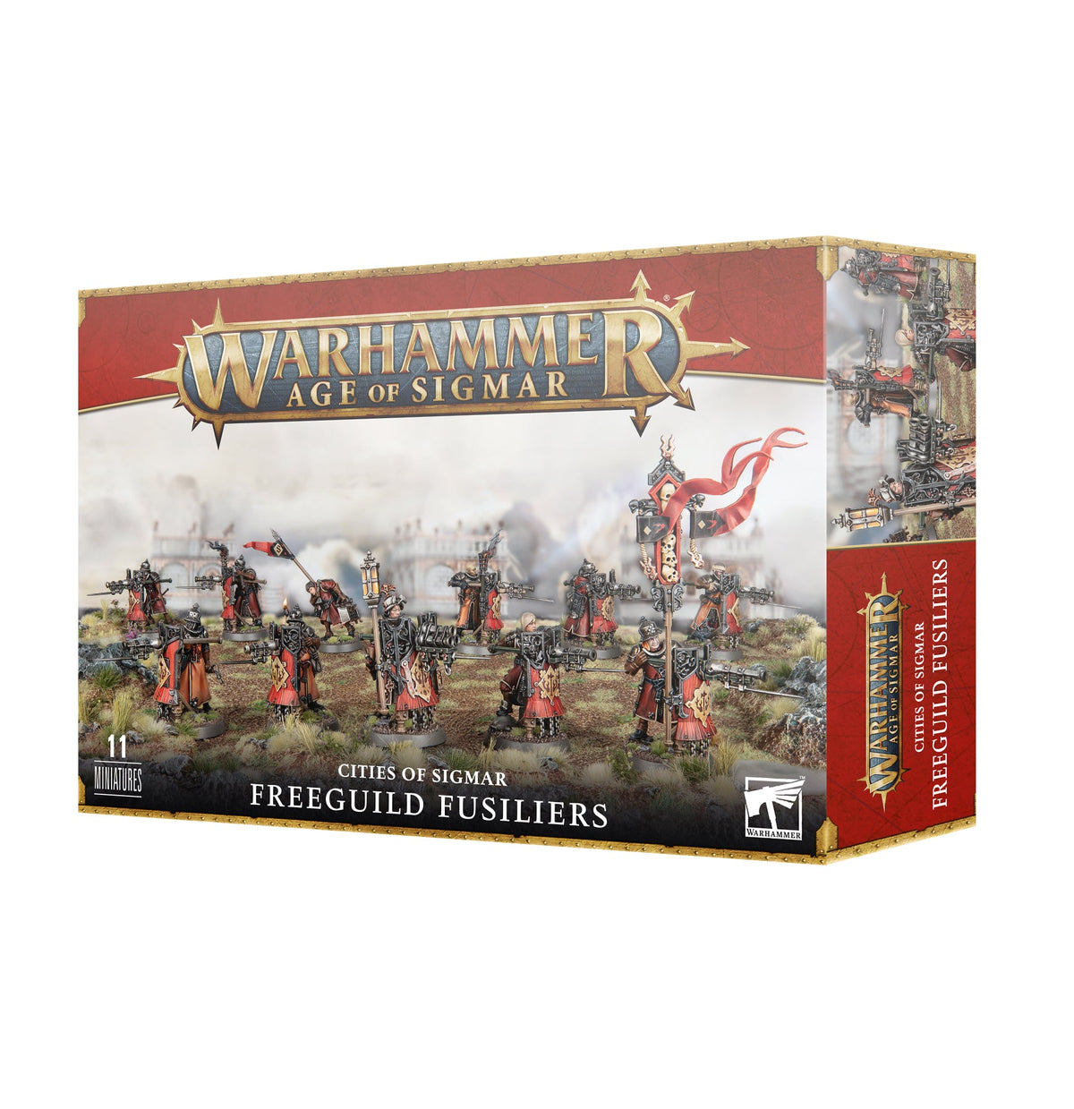 Warhammer Age of Sigmar Cities of Sigmar Freeguild Fusiliers miniatures