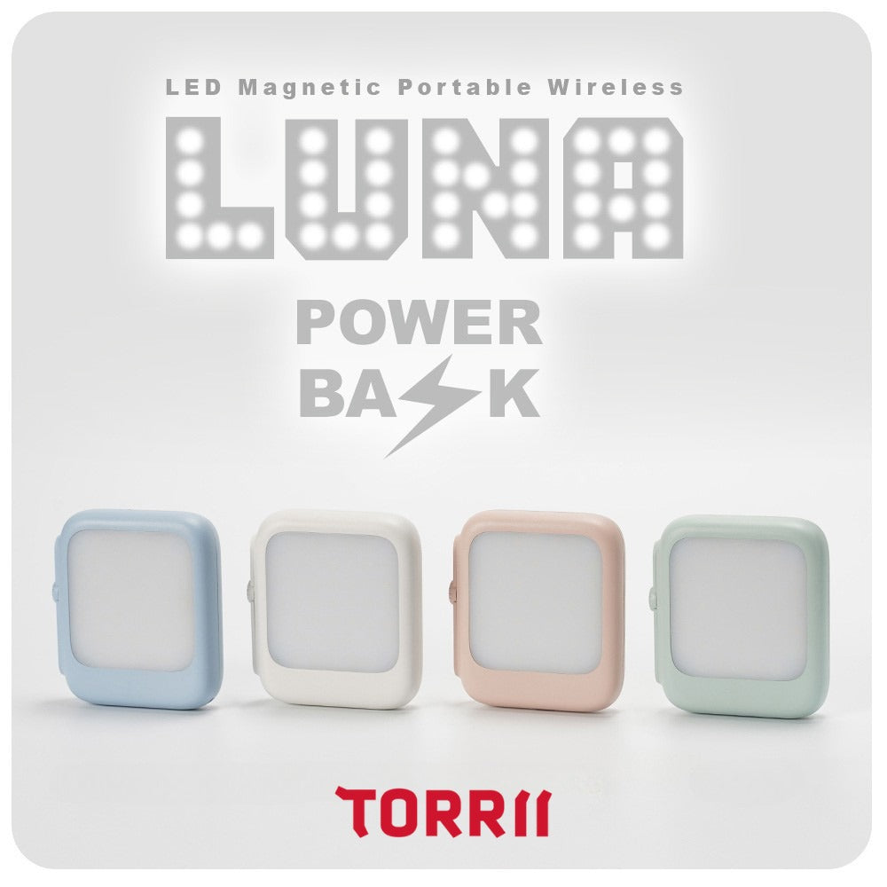 TORRII Luna magnetic power bank in blue, photo 2